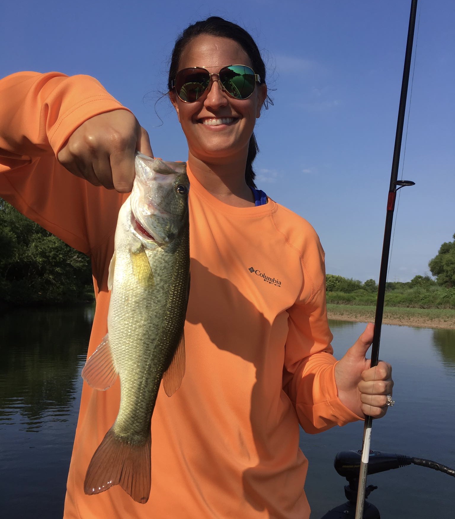 Holding Fish Vertical