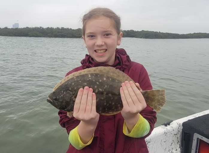 Flounder caught near Port Isabel