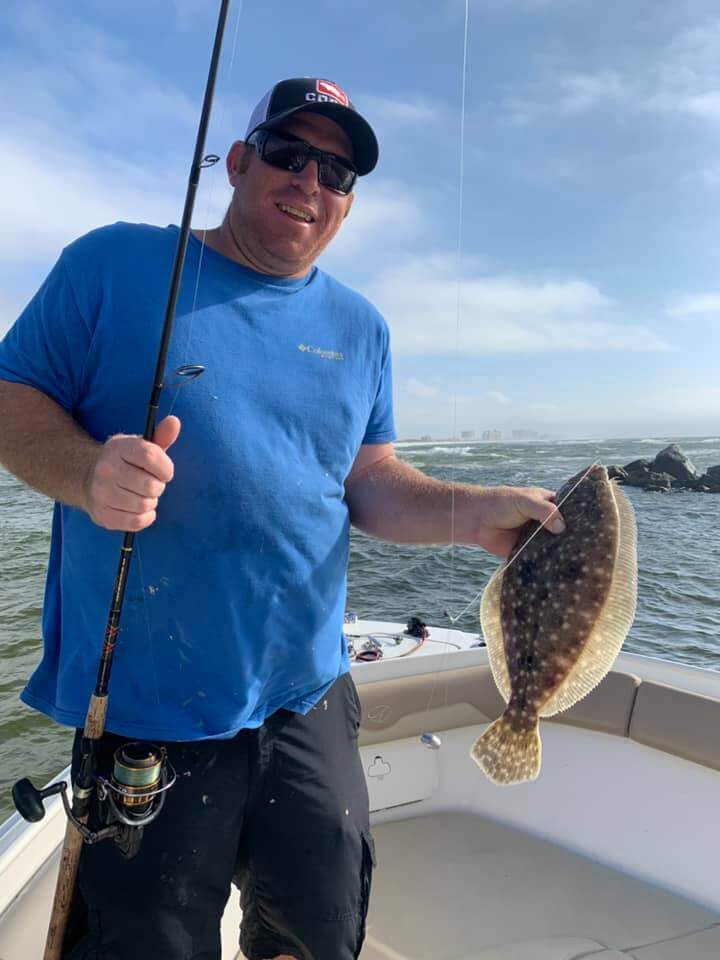Flounder Caught In Orange Beach