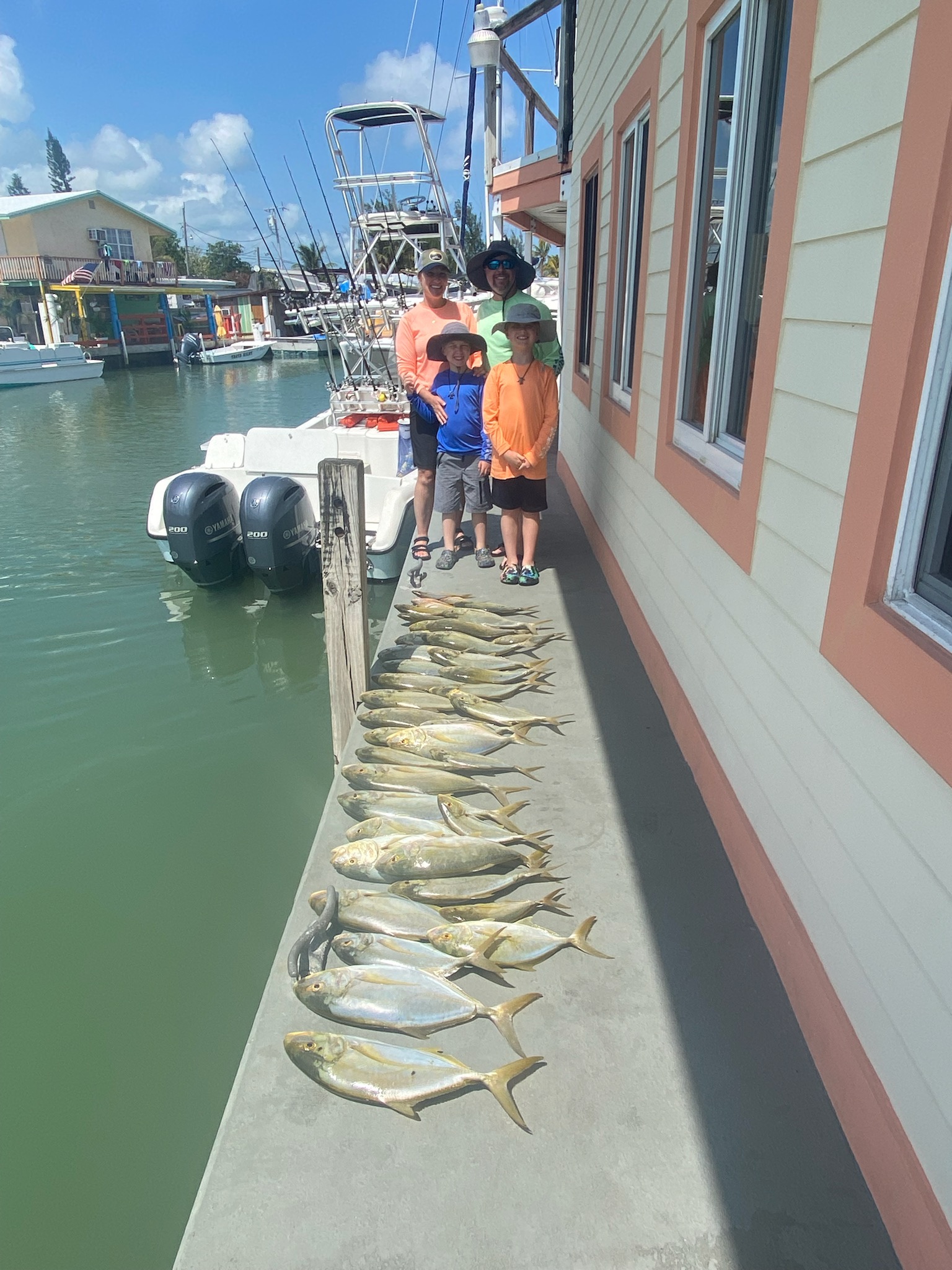 Cobia fishing in Marathon, Florida