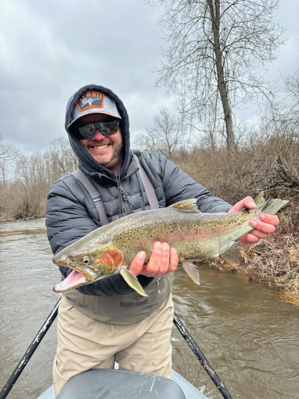 Fishing in Thompsonville, Michigan