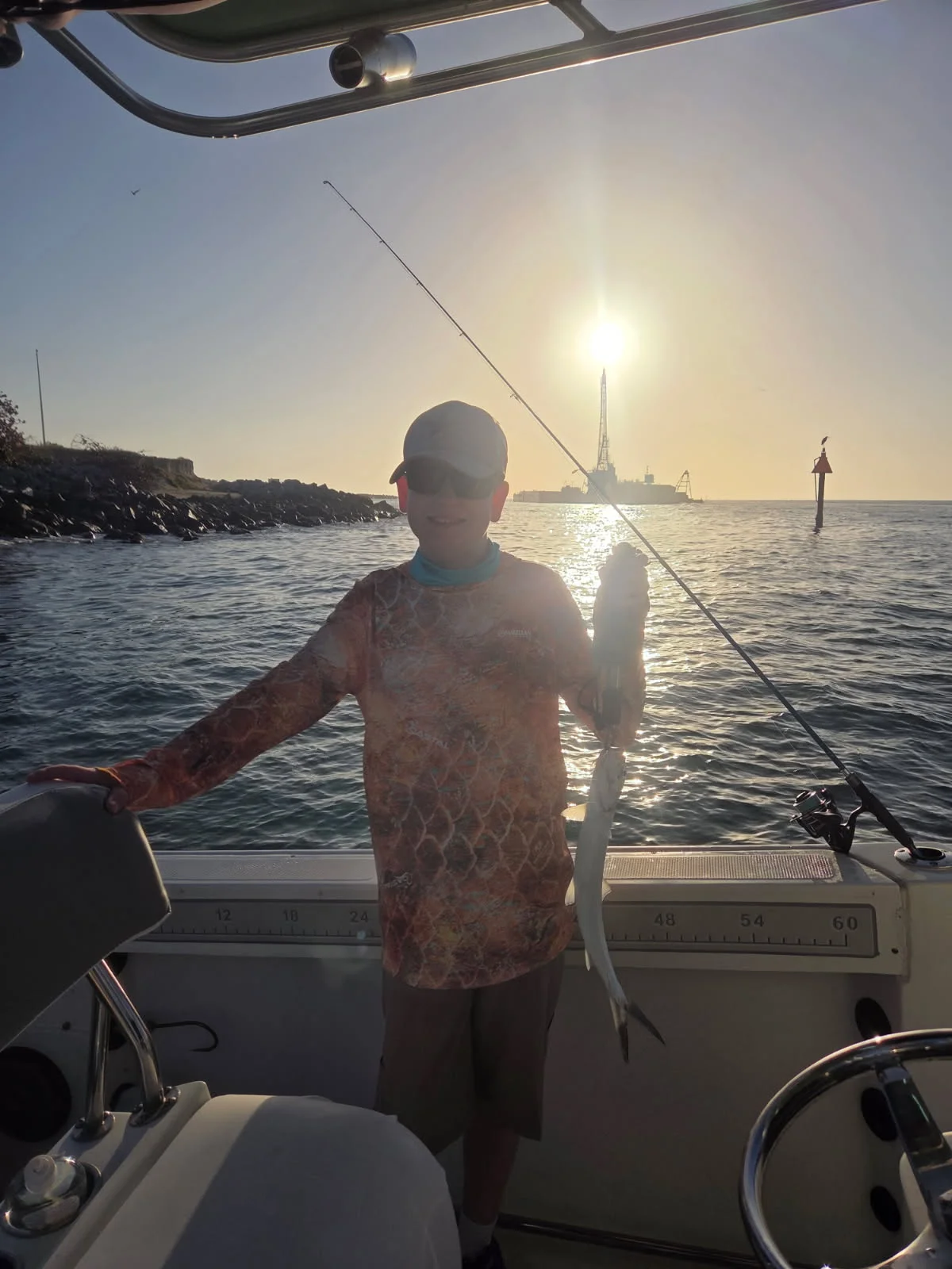 Fishing in Port Canaveral, Florida
