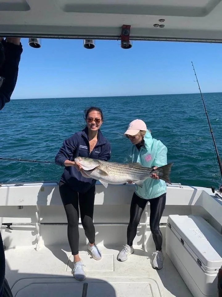 Striped Bass fishing in Montauk, New York