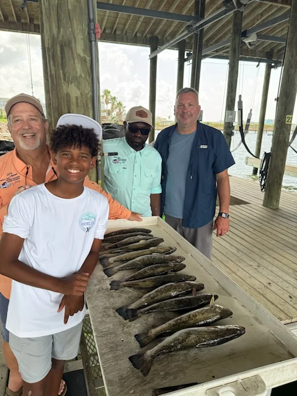 Fishing in Galveston, Texas