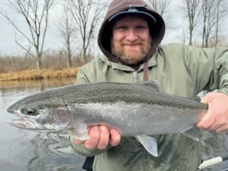 Fishing in Big Rapids, Michigan