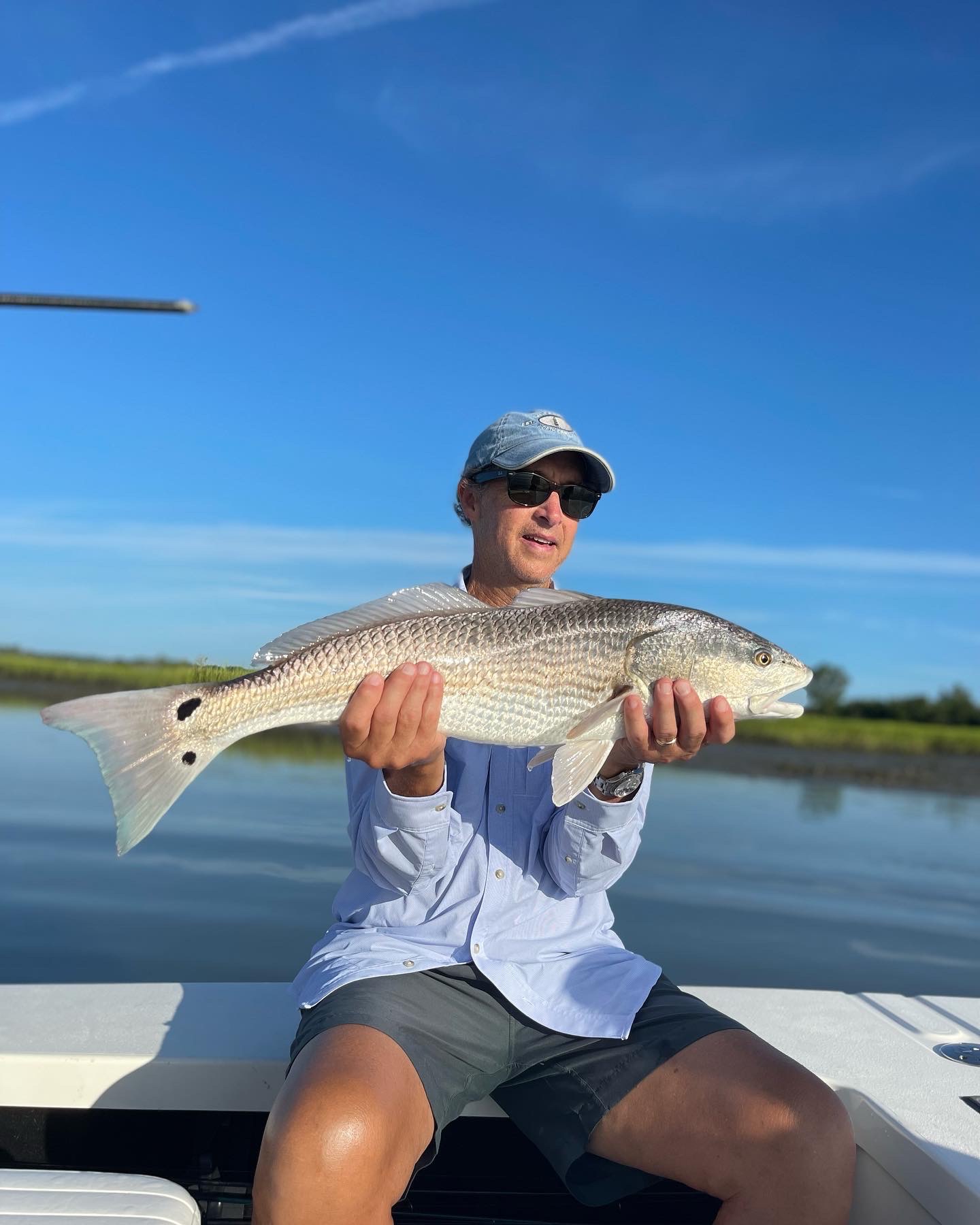 Redfish fishing in Wrightsville Beach, North Carolina, USA