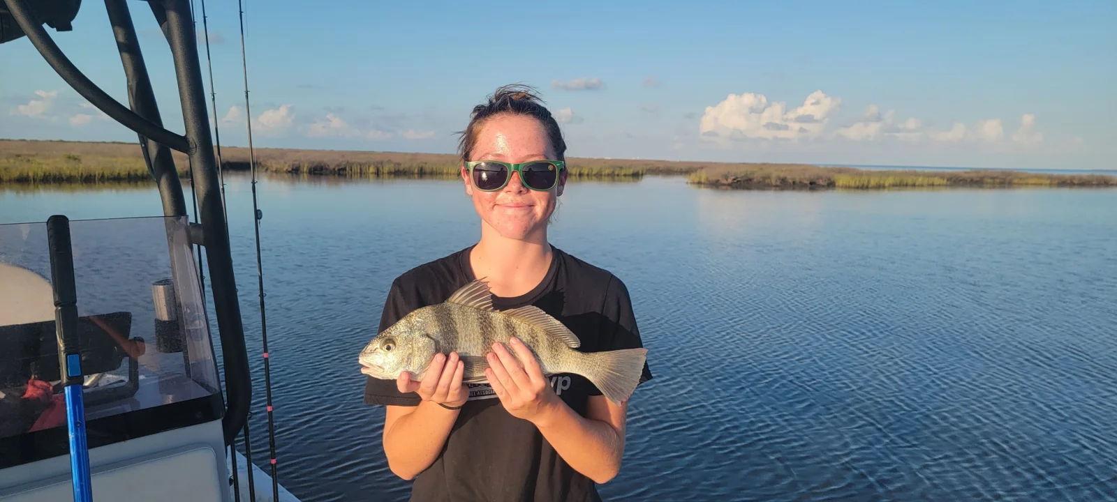 Black Drum fishing in Port O'Connor, Texas