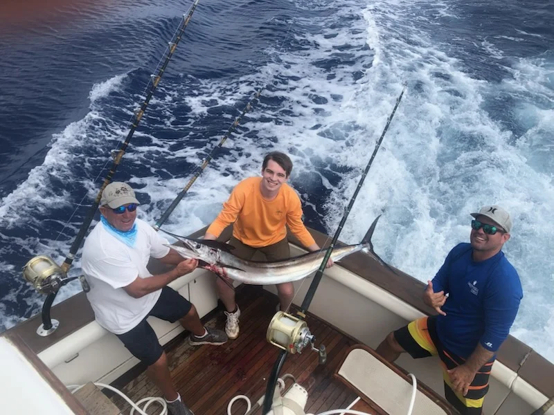 Fishing in Kaiminani, Hawaii