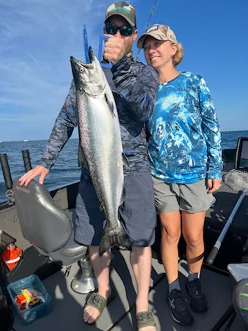 Fishing in Holland, Michigan