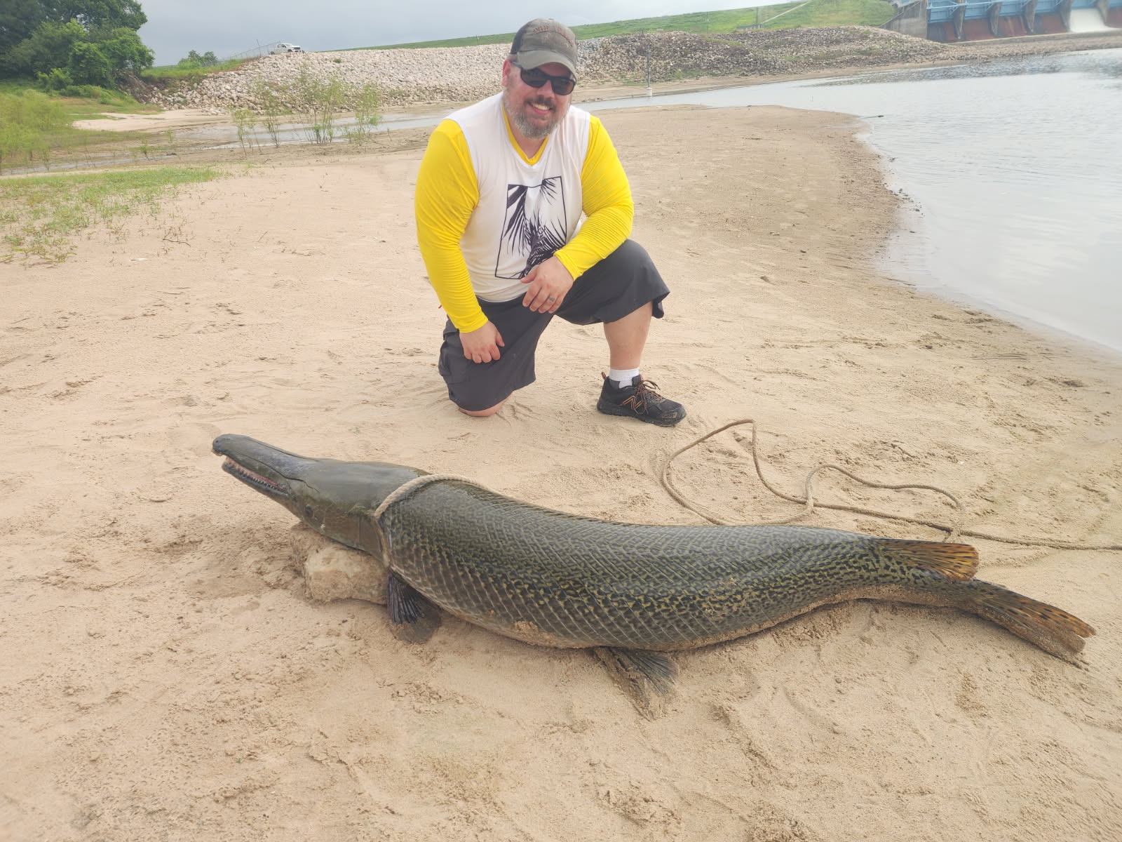 Fishing in Coldspring, Texas