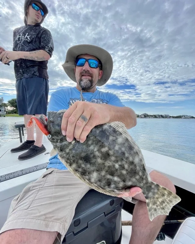 Redfish fishing in Wrightsville Beach, North Carolina, USA