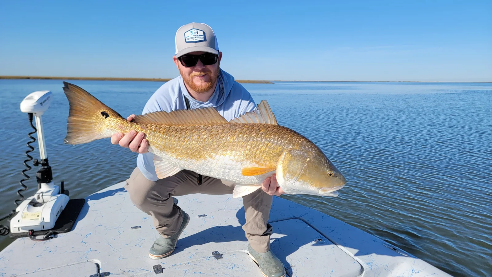 Redfish Fishing in Golden Meadow, Louisiana