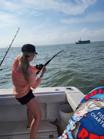 Fishing in Galveston, Texas