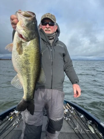 Fishing in Hidden Valley Lake, California