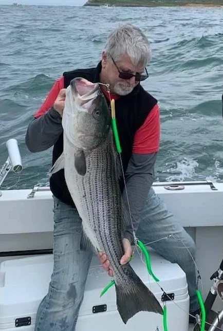 Striped Bass fishing in Montauk, New York