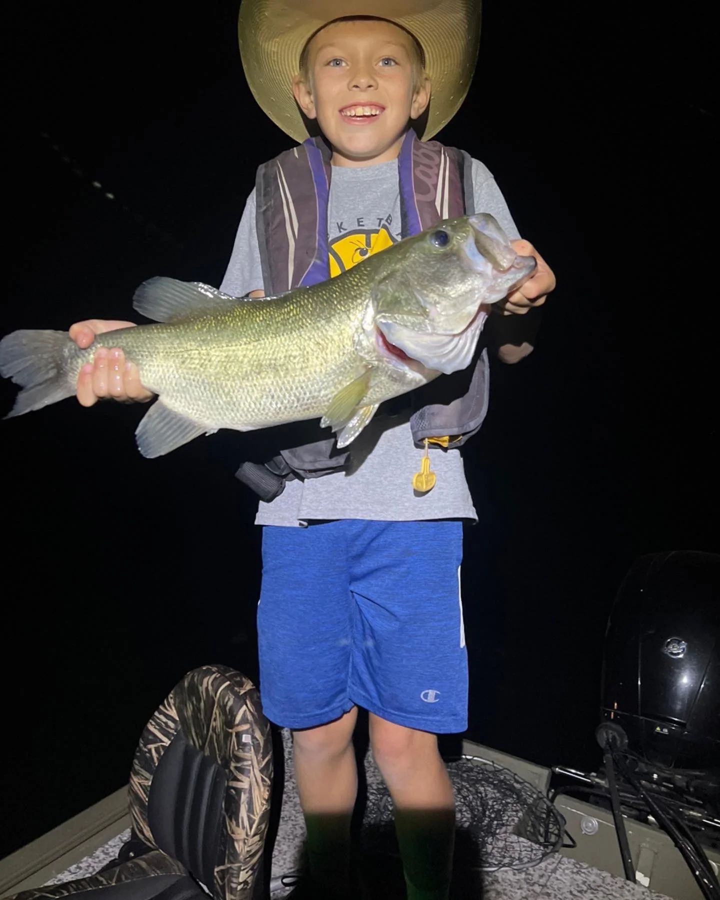 Largemouth Bass Fishing in Graford, Texas