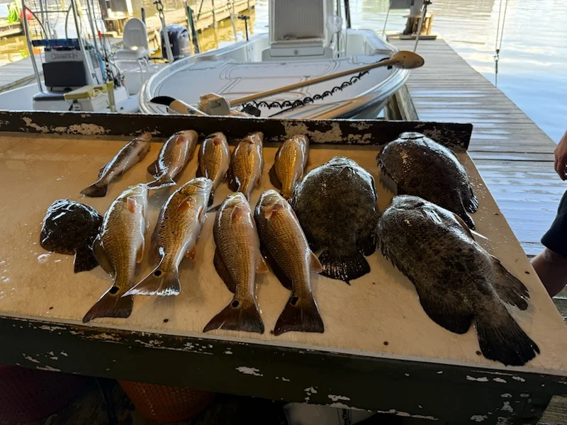 Fishing in Buras, Louisiana