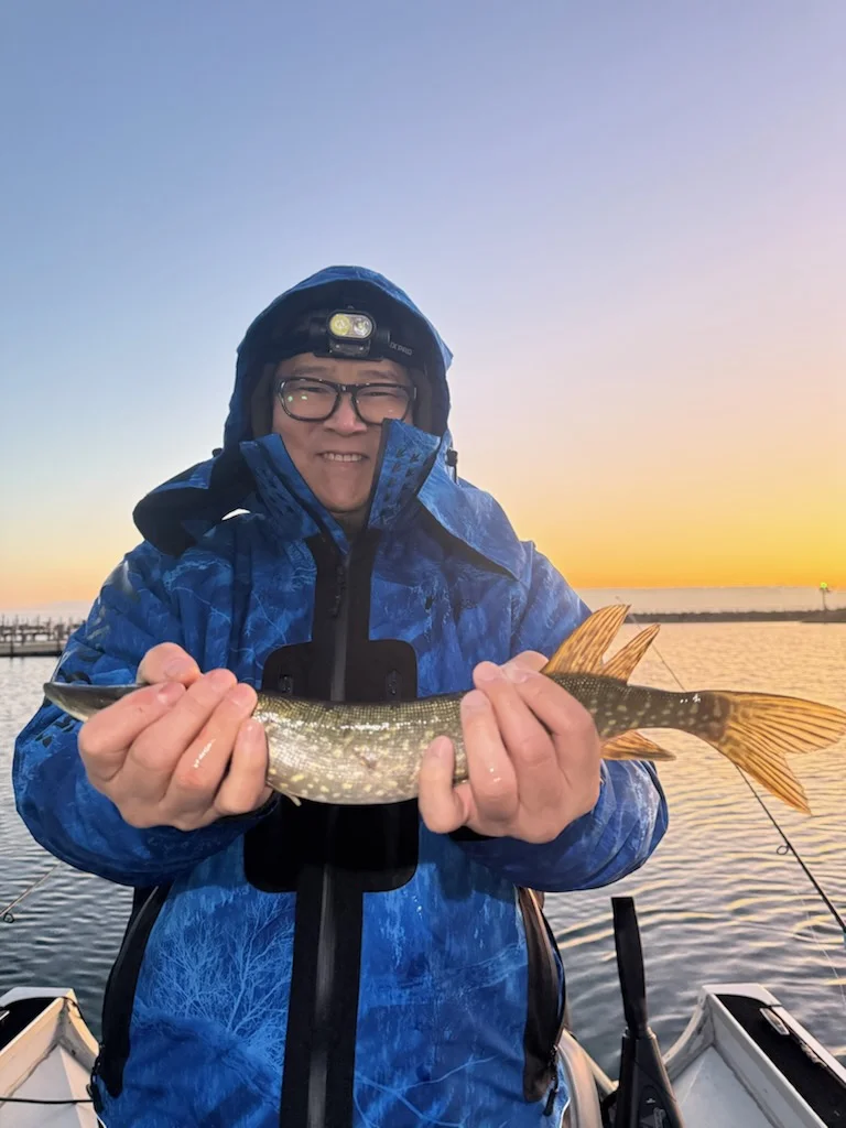 Fishing in Lexington, Michigan
