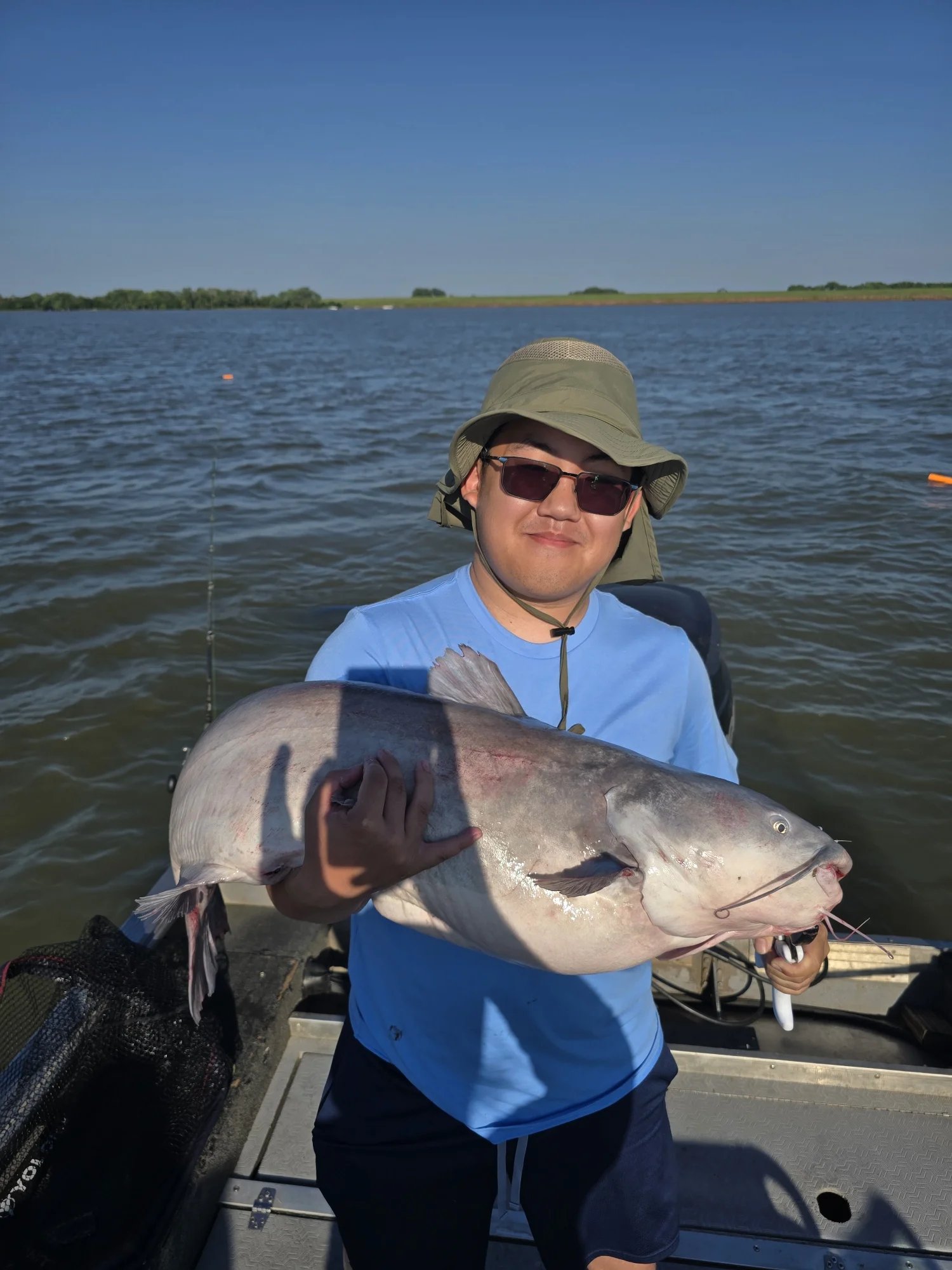 Fishing in Cheney, Kansas