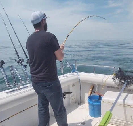 Fishing in Gnadenhutten, Ohio