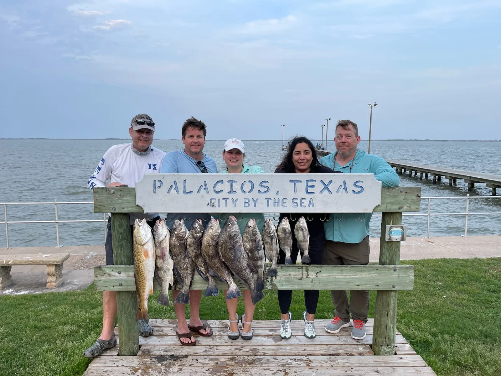 Black Drum, Redfish, Speckled Trout Fishing in Palacios, Texas