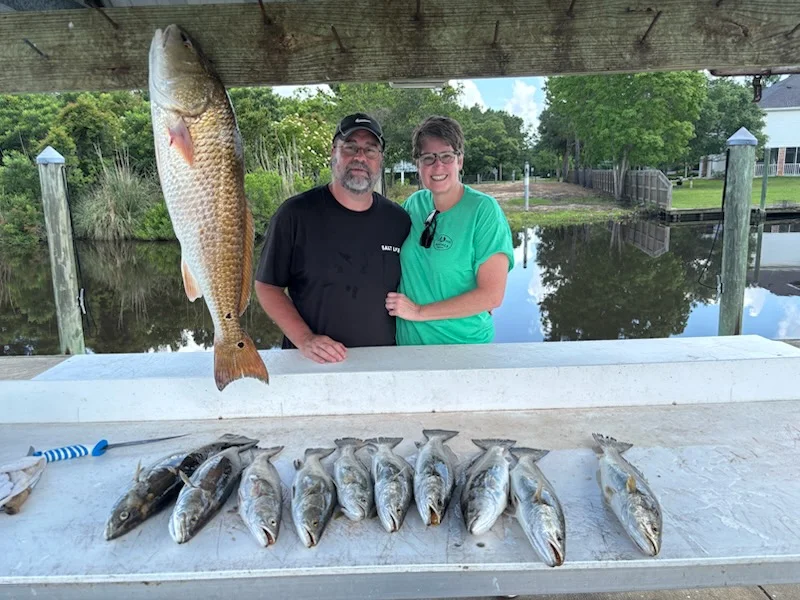 Fishing in Bay St. Louis, Mississippi