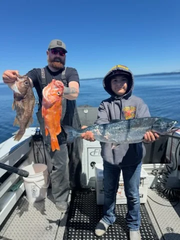 Fishing in Winchester Bay, Oregon