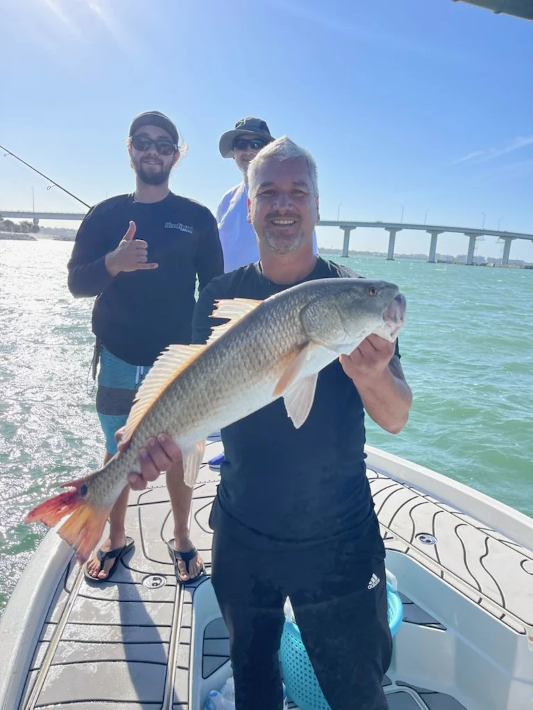 Redfish fishing in Clearwater, Florida