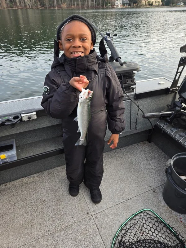 Fishing in Lake Stevens, Washington