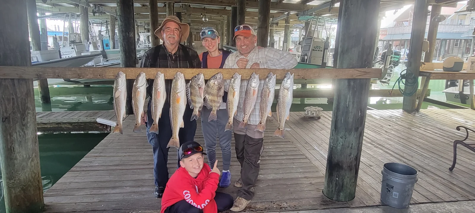 Redfish, Sheepshead fishing in Port O'Connor, Texas