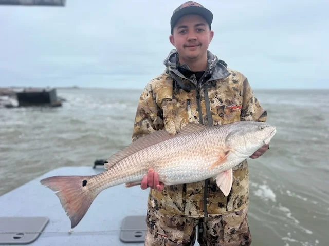 Fishing in Port O'Connor, Texas