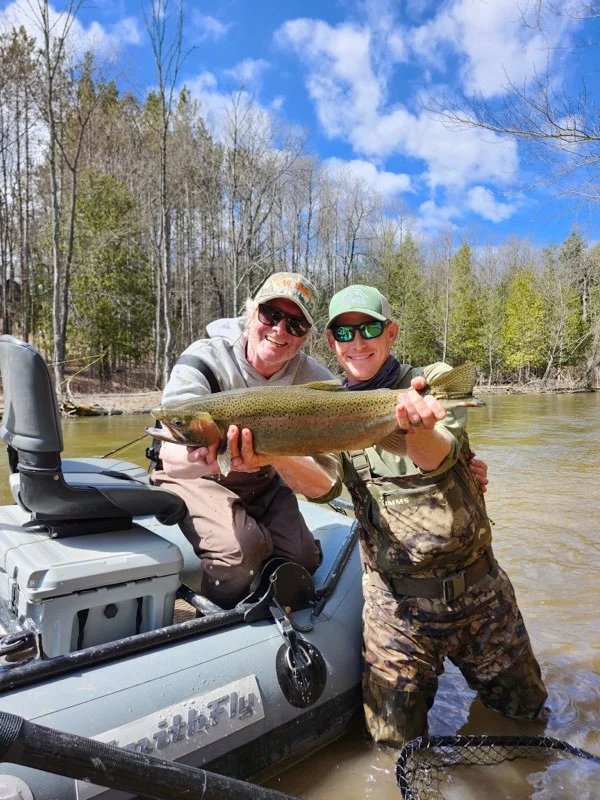 Fishing in Thompsonville, Michigan