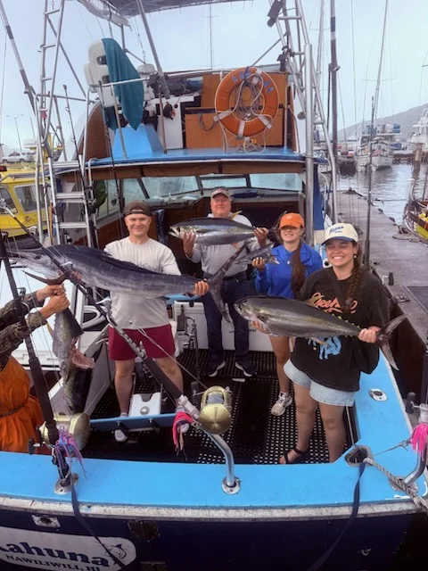 Fishing in Kapaʻa, Hawaii