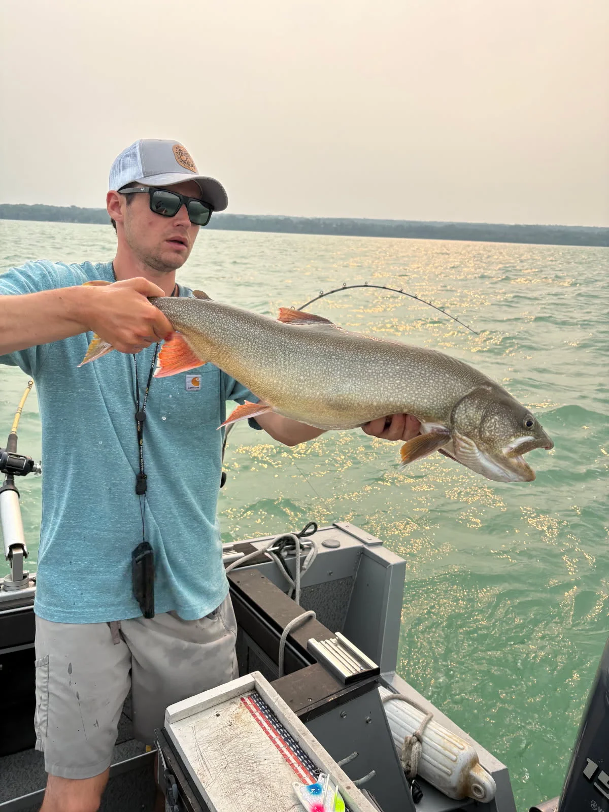 Fishing in Bridgeport, New York