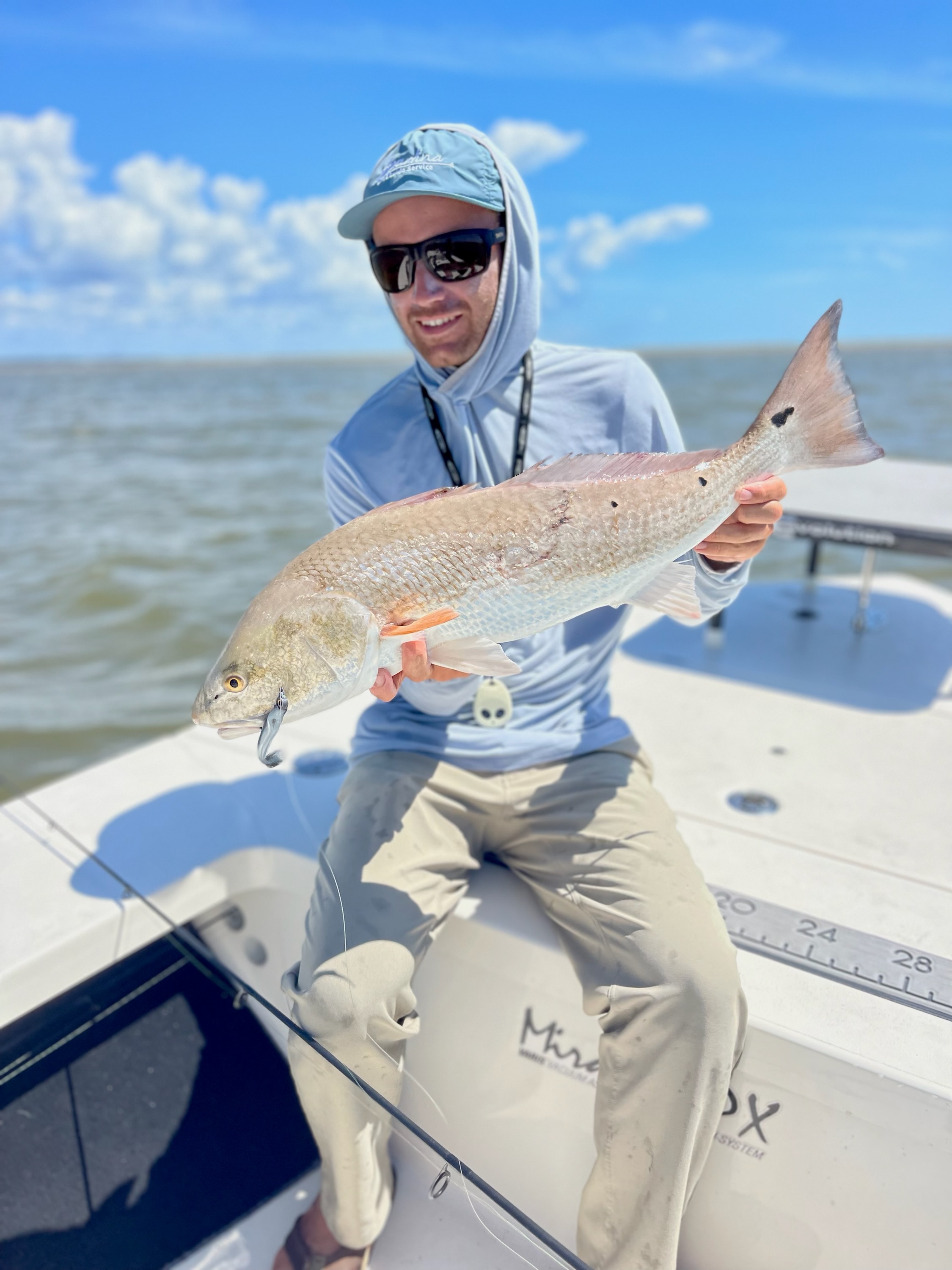 Redfish fishing in Wrightsville Beach, North Carolina, USA
