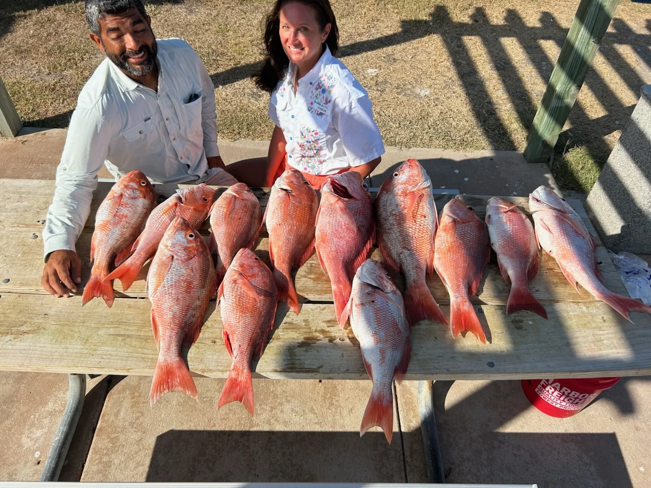 Fishing in Port Isabel, Texas