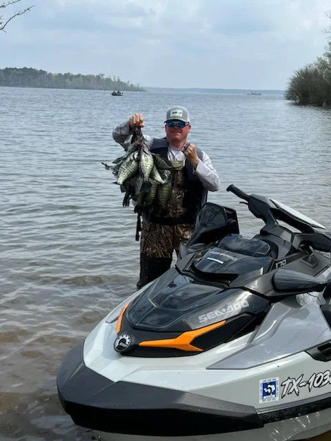 Crappie Fishing in Etoile, Texas