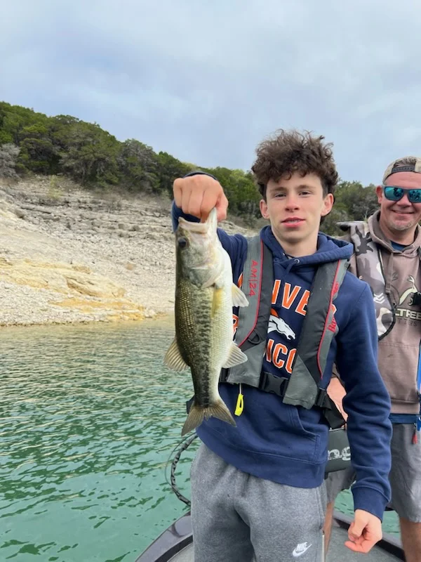 Largemouth Bass Fishing in Austin, Texas