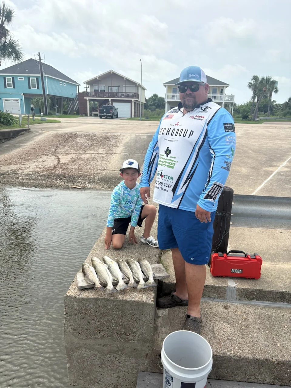 Fishing in Galveston, Texas