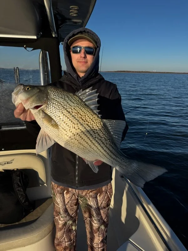 Fishing in Little Elm, Texas