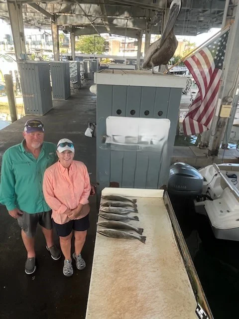 Fishing in Galveston, Texas