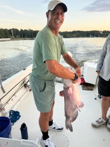 Fishing in Nanticoke, Maryland