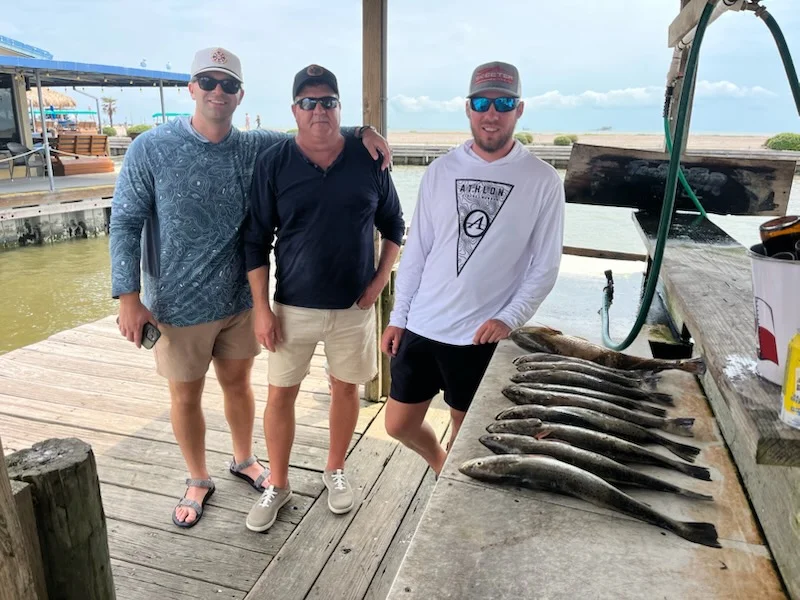 Fishing in Galveston, Texas