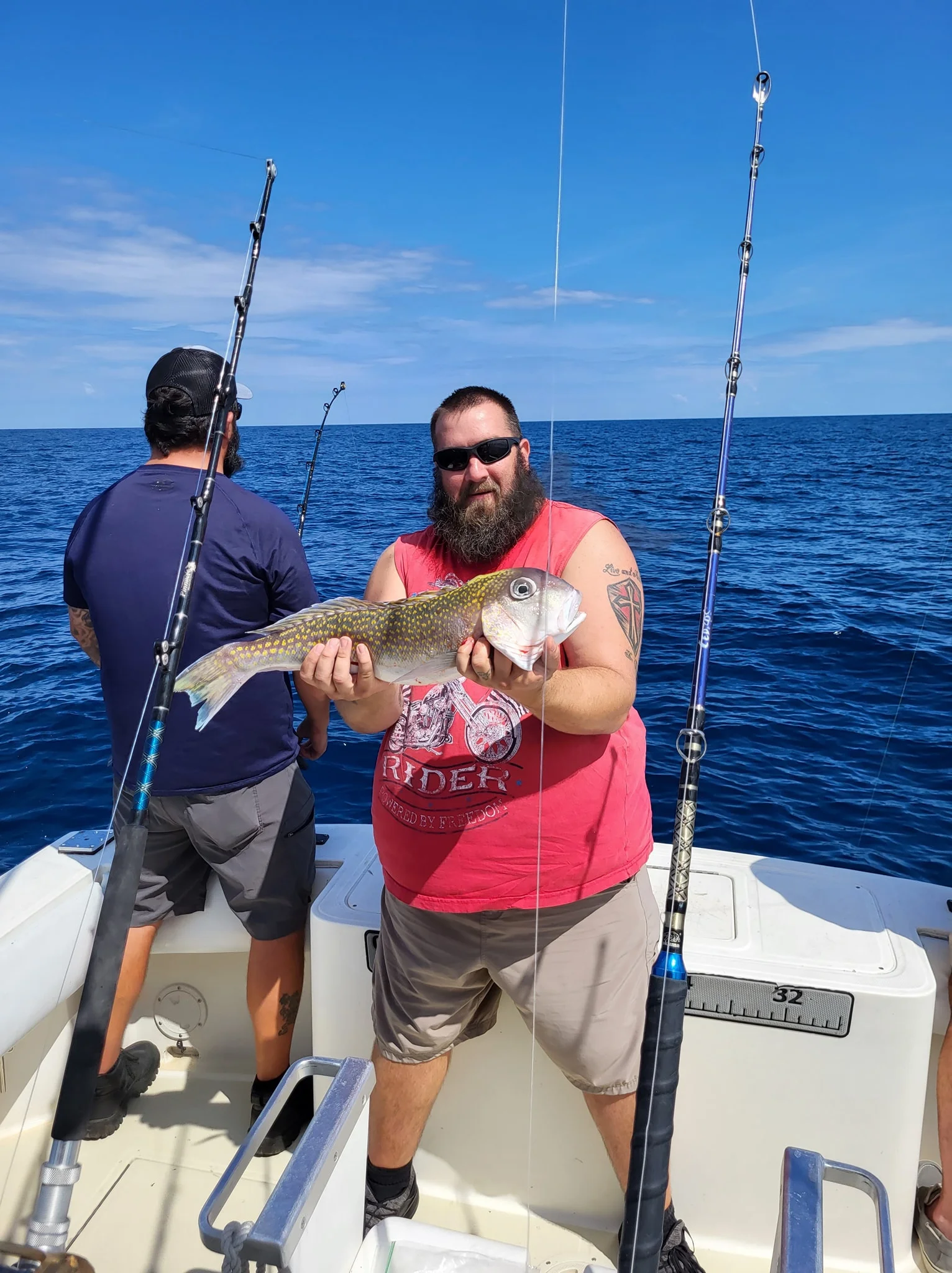 Fishing in Wanchese, North Carolina