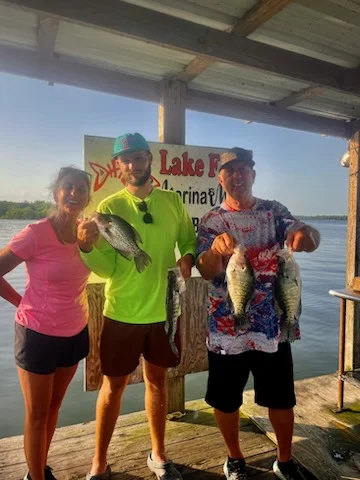 Fishing in Lake Fork, Texas