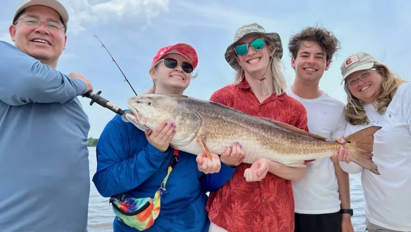 Fishing in D'Iberville, Mississippi