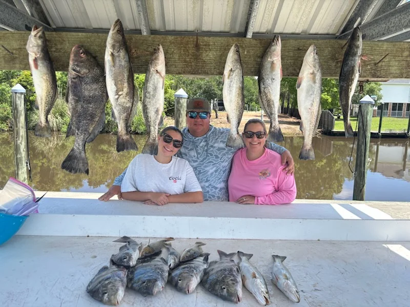 Fishing in Bay St. Louis, Mississippi