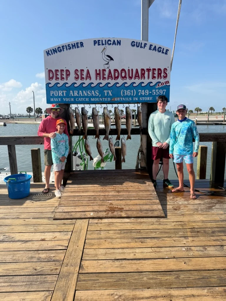 Fishing in Port Aransas, Texas