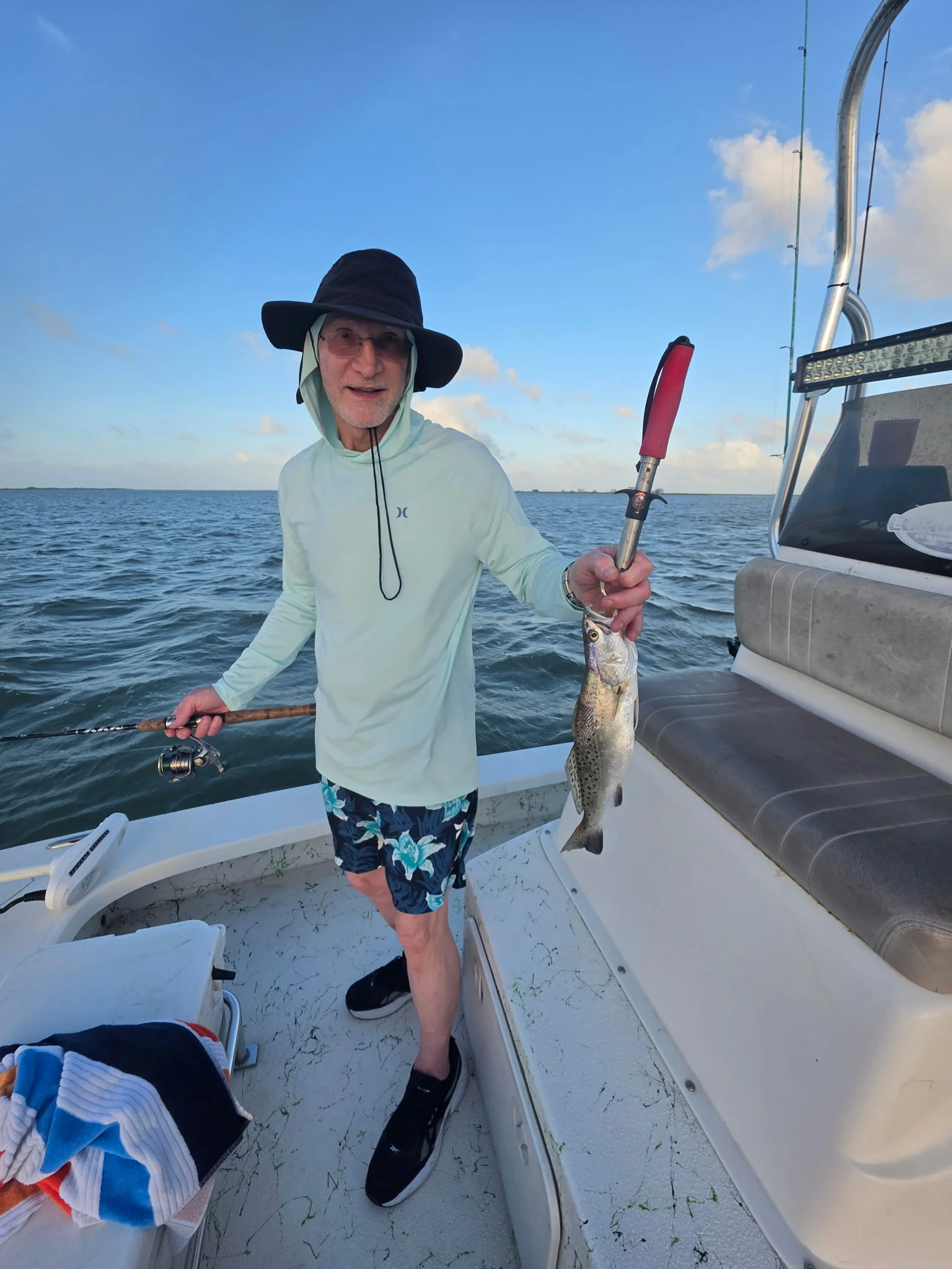 Fishing in Port O'Connor, Texas