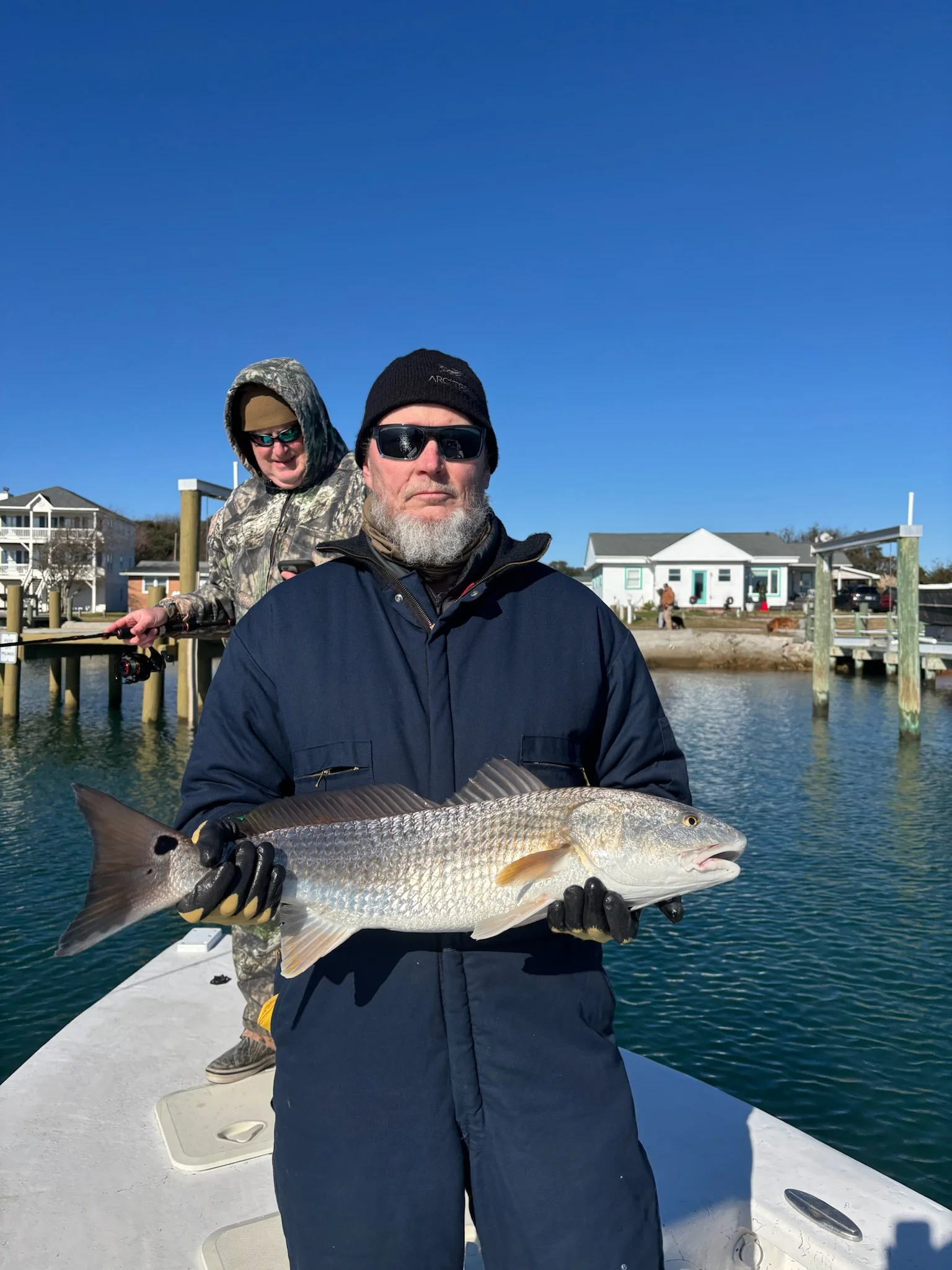 Fishing in Cedar Point, North Carolina
